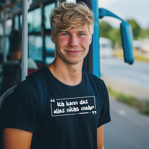 "Ich kann das alles nicht mehr" Herren T-Shirt | Der_Marienkäfer_Live